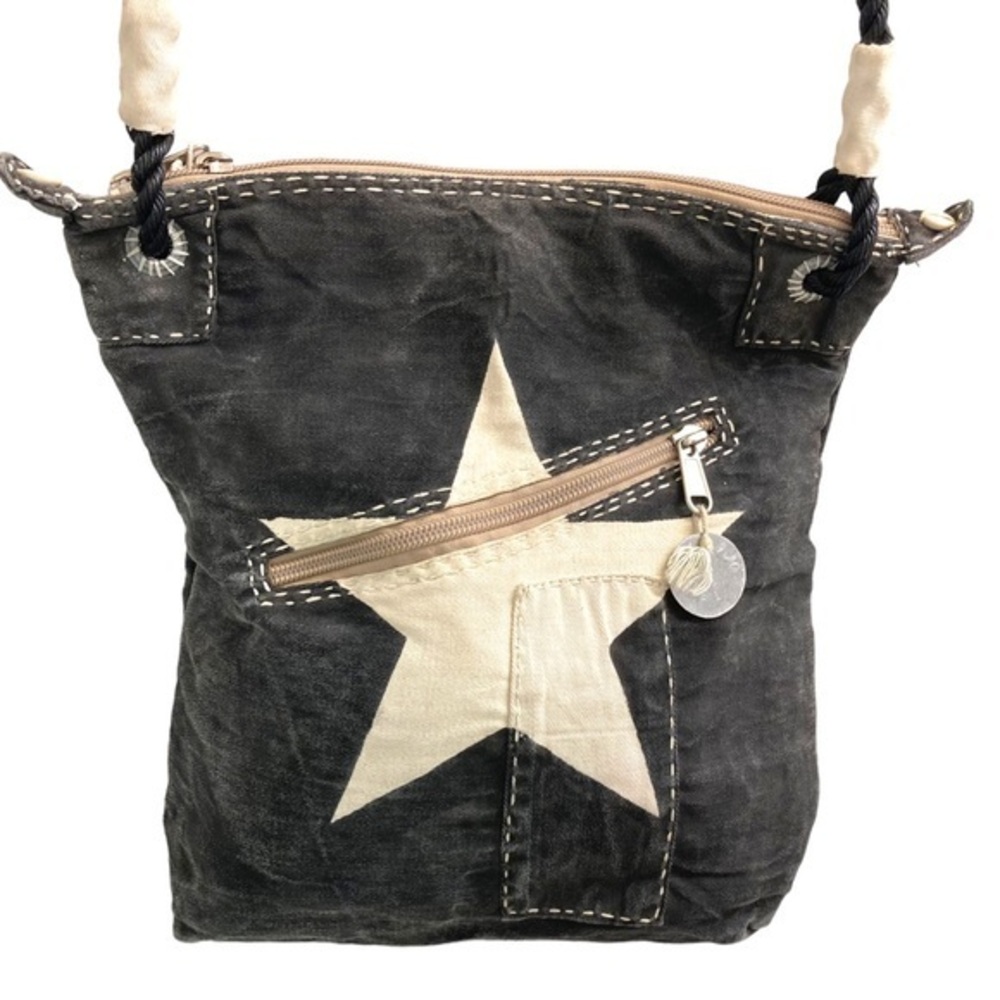 Ali Lamu made in Kenya denim large bag unisex